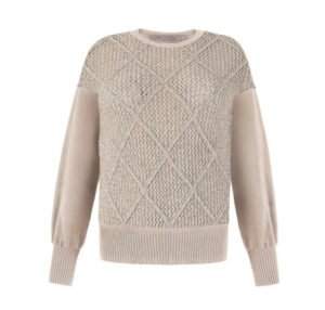 Maglia rombi paillettes