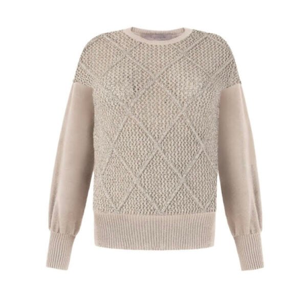 Maglia rombi paillettes